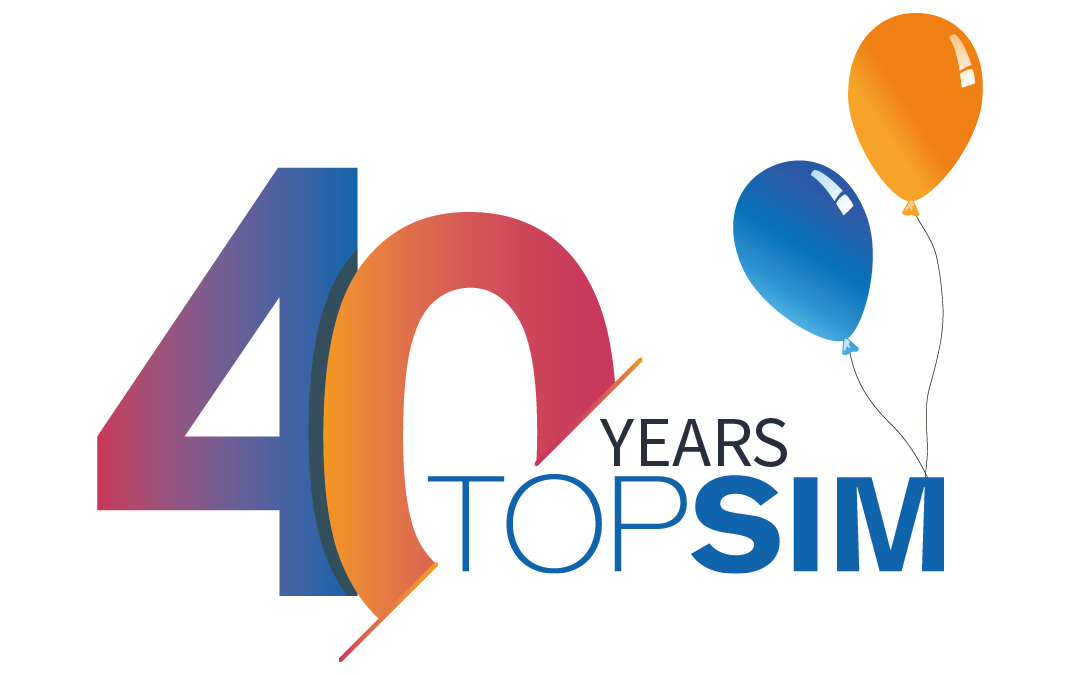 Logo 40 Jahre TOPSIM