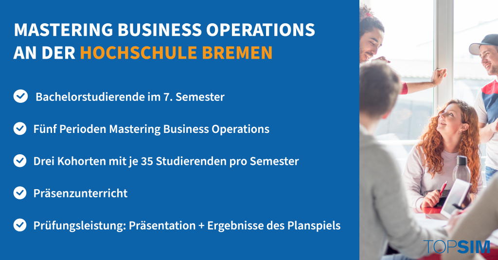 Einsatzkonzept Mastering Business Operations an der Hochschule Bremen 
